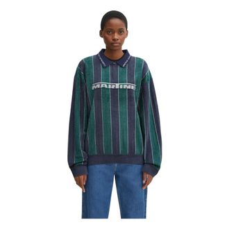 Martine Rose Polo Sportiva con Logo - - Tops - Donna - Multicolore - S