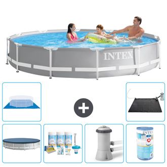 Intex Piscina Prism Frame Redonda - 366x76 Cm - 7-piezas S31945