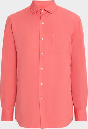 Peter Millar Mens Canal Linen and Cotton Sport Shirt