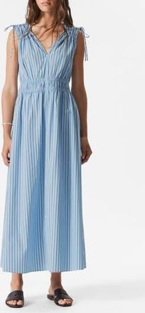& Other Stories Stripe Sleeveless Dress in Blue Light at Nordstrom Rack, Size Large