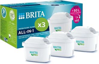 OEM Para El Filtro De Agua Potable Brita Maxtra+ De 100 L, 3 Filtros, Blanco