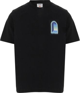 Casablanca T-shirts - Heren - T-shirts - Zwart - L - Katoen - Tops