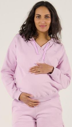 Cache Coeur Maternity and Nursing Hoodie Coconut in Lilac at Nordstrom, Size X-Small