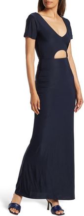 By Design Anjelina Slinky Cutout Maxi Dress in Navy Blazer at Nordstrom Rack, Size X-Small