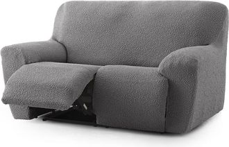 Eysa Funda de sofá 3 plazas relax elástica gris oscuro 200 - 260
