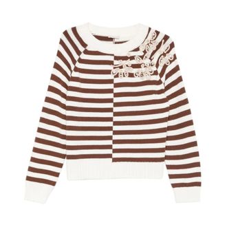 Liu Jo Round-neck Knitwear, female, Multicolor, Size: XS Wa6219Ma97Pc3913