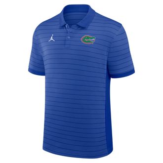 Nike Jordan Mens Florida Sideline Victory Stripe Jordan Brand Dri-FIT College Polo in Blue | 0JBG0DZGUFN-FR1