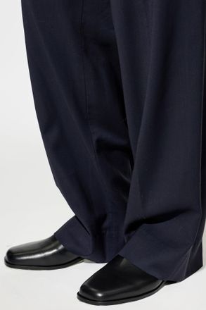 STUDIO NICHOLSON Barlow Leather Slides, Mens, Black