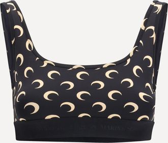 Marine Serre Moon recycled jersey sports Bra Female M