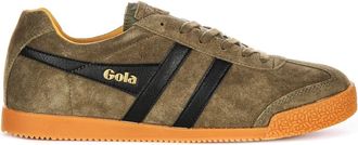 Gola Sneakers, male, Brown, 7 UK, Retro Harrier Trainers in Khaki