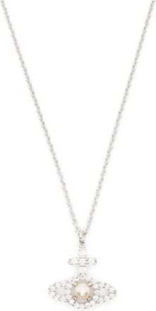 Vivienne Westwood Accessoires, Dames, Wit, ONE Size, Olympia Pearl Pendant