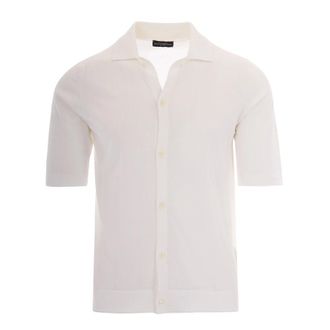 Ballantyne Short Sleeve Shirts, male, White, Size: 2XL Short Sleeve Shirts