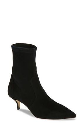 Stuart Weitzman Mara 50 Kitten Heel Bootie in Black at Nordstrom Rack, Size 5.5
