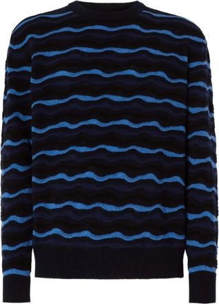 Missoni Polo con motivo chevron - Blu
