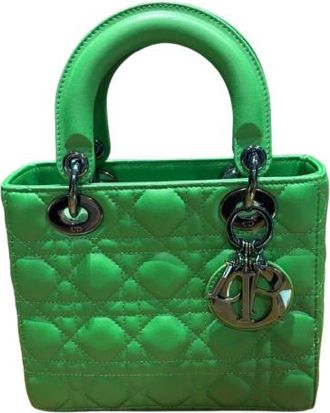 Dior Green Lady Dior Bag