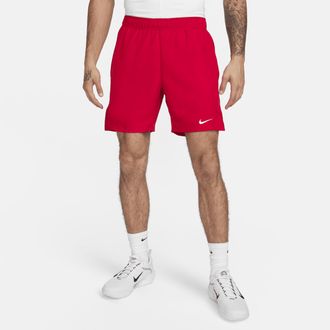 Nike Mens Court Victory Dri-FIT 7 Tennis Shorts in Red | FD5380-657