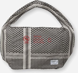 Neighborhood Shemagh Newspaper Bag Black