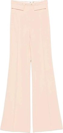 Elisabetta Franchi Wijde broek - Dames - Wijde Broeken - Roze - M - Broeken