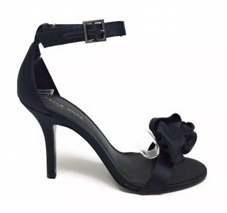 Pelle Moda Womens Evlin Sl Silk Heels In Black Silk