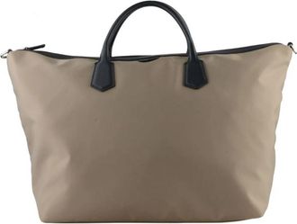 Pourchet Daily Travel Bag - Heren - Weekendtassen - Beige - ONE Size - Leer - Tassen