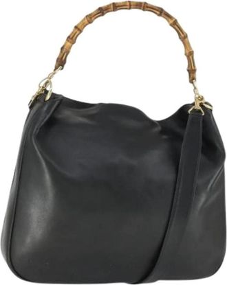 Gucci Pre-owned Vintage Schoudertas - Dames - Vintage Handtas - Zwart - ONE Size - Leer - Vintage