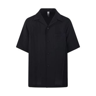 Hev&ograve; Short Sleeve Shirts, male, Black, Size: L Novolic Shirt