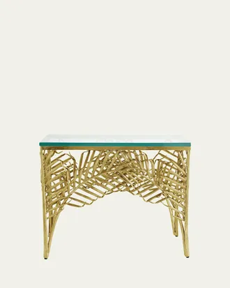 Michael Aram Palm Side Table