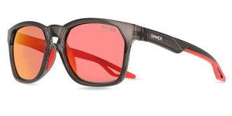 Sinner Faveira Asian Fit Polarized SISU-927-10-P58 Mens Sunglasses Black Size 133