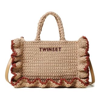 Twinset Handbags, female, Brown, Size: ONE SIZE Borsa