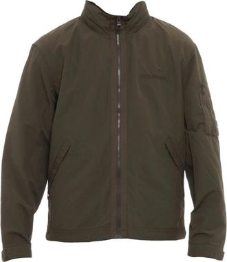Tommy Hilfiger Stijlvolle Jas - Heren - Zomerjassen - Groen - L - Katoen - Jassen