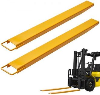 OEM 2er-set Gabelverl&auml;ngerungen 1520 Mm Zinkenverl&auml;ngerung 1,815 Tonnen Tragf&auml;higkeit Gabelzinken Q235 Kohlenstoffstahl Einteiliges Design Palettengabelve