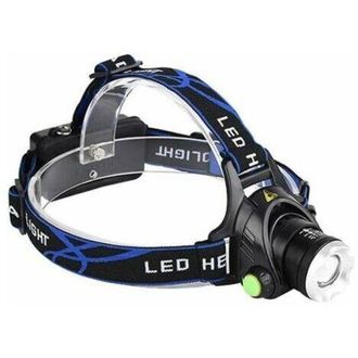 OEM Linterna Frontal Resistente Al Agua Con Zoom Ajustable, Cable Usb E Indicador Luminoso, 3 Modos, Ideal Para Acampar, Ciclismo, Pesca Y Senderismo - Cr