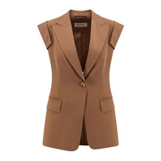 Max Mara Dames, Jassen, Bruin, Maat: M Wol