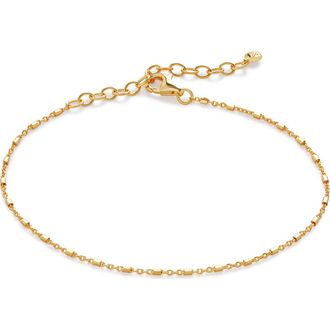 Monica Vinader Station Chain Bracelet in Gold at Nordstrom