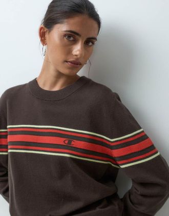 Champion Future Memories maglia girocollo oversize marrone