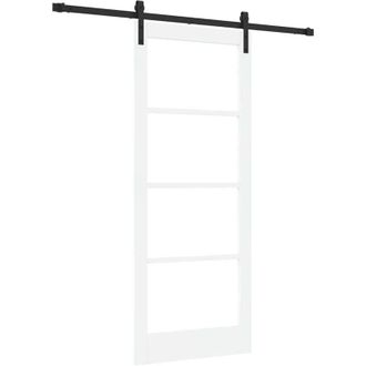 vidaXL Puerta Interior Orkdal 83 X 202 Cm Madera De Pino Macizo Vidaxl