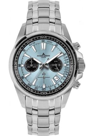 Jacques Lemans 1-2117ZB Mens Liverpool Watch - Silver - One Size