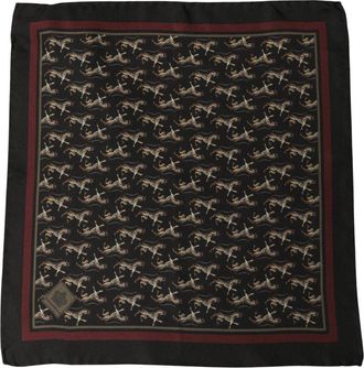 Dolce & Gabbana Foulard Pochetknoop - Heren - Accessoires - Zwart - ONE Size - Accessoires