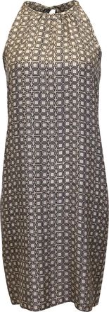 Max Mara S Max Mara Printed Dress in Beige Silk