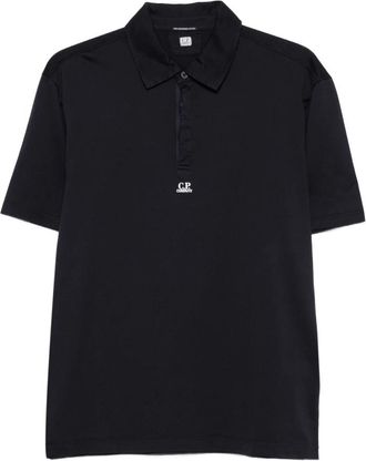 C.P. Company Logo Polo - Heren - Polos - Blauw - S - Tops
