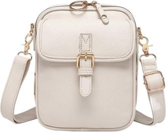 Generic Retro Double-Layer Large Capacity Mini Crossbody Bags,Vintage Leather Messenger Bag, Crossbody Bag for Women