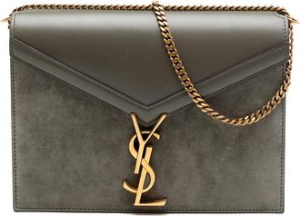 Saint Laurent Pre-owned Saint Laurent Suede and Calfskin Monogram Cassandra Clasp Bag Ladies XIWYCX17XDEQ8ZZF