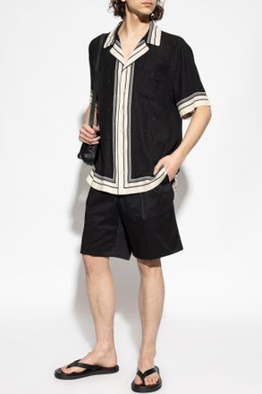 Dolce & Gabbana Cotton Shorts, Mens, Black