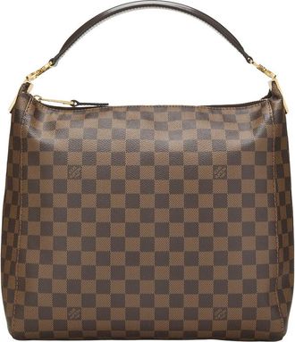 Louis Vuitton Brown Damier Ebene Coated Canvas Portobello Pm (Authentic Pre- Loved)