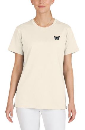 Dalix Butterfly Womens Relaxed Tee in Natural at Nordstrom, Size Xx-Large