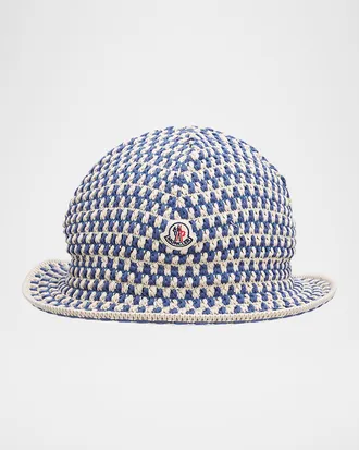 Moncler Men & apos;s Crochet Cotton Bucket Hat