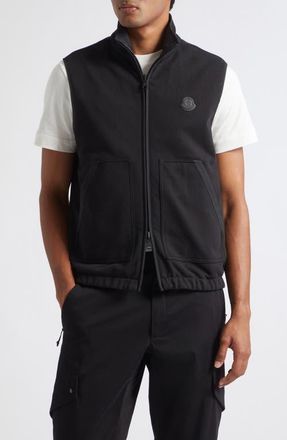 Moncler Reversible Zip Vest in Black at Nordstrom, Size Xxx-Large