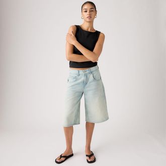 Levi's Super Baggy Jorts - Womens - 23 - Blue