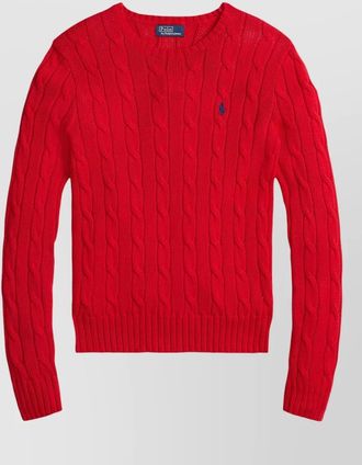 Polo Ralph Lauren julianna cable knit pullover ribbed trims