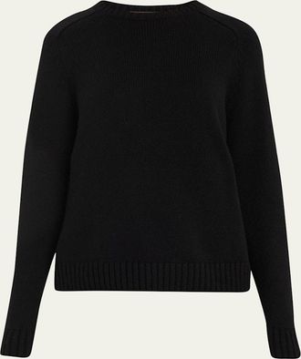 Loro Piana Neo Parksville Cashmere Crewneck Sweater